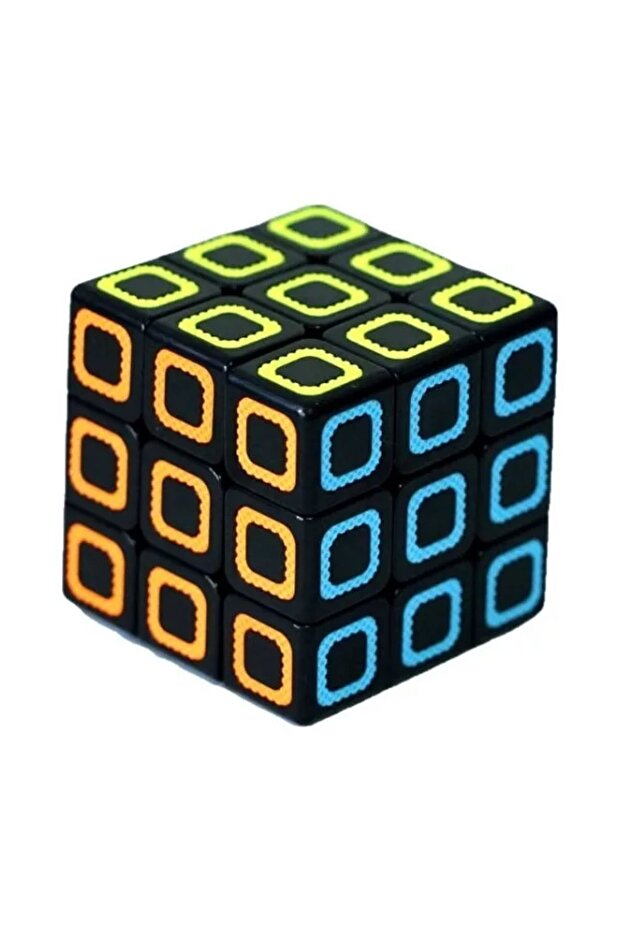 Set of 4 Speed Intelligence Cube Intellect Cube Rubic Cube Set Fiber 2X2 - 3X3 - Square 3X3 - 3X3 Keychain - 5