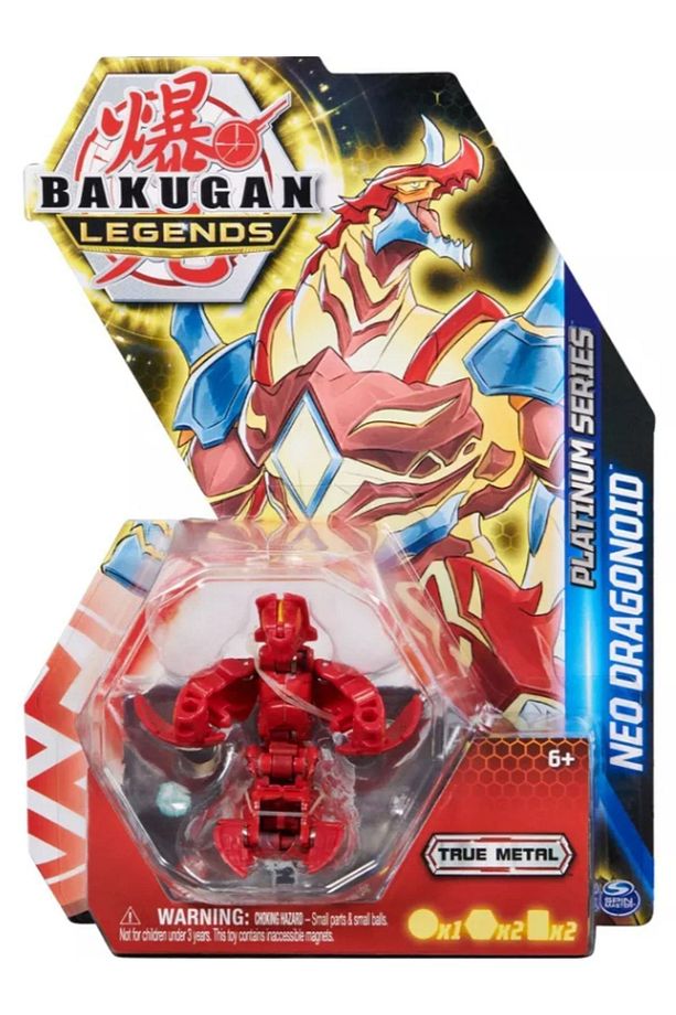 Bakugan Evolutions Platinum Series Red Neo Dragonoid Figür - 1 Adet - 3