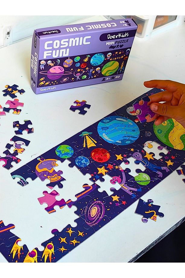Cosmic Fun Midi Puzzle | 4-9 Yaş 80 Parça - 5