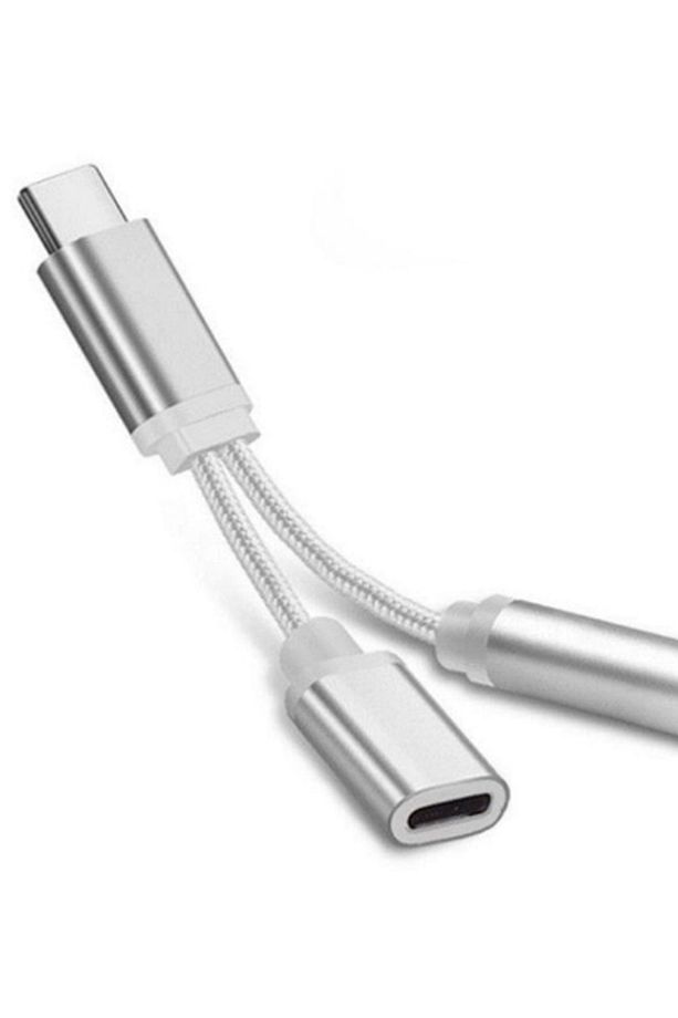 Usb-c Çoklu Dönüştürücü Şarj Ve Kulaklık Type-c To Aux And Type-c - 2