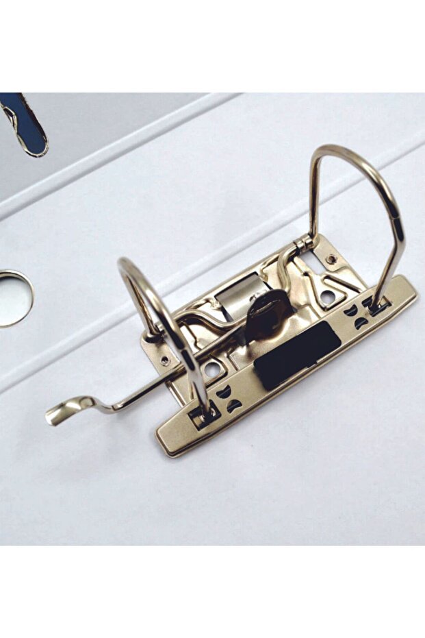 مجلد مكتب بلاستيك كبير باللون الأزرق عدد 2 قطعة - 3