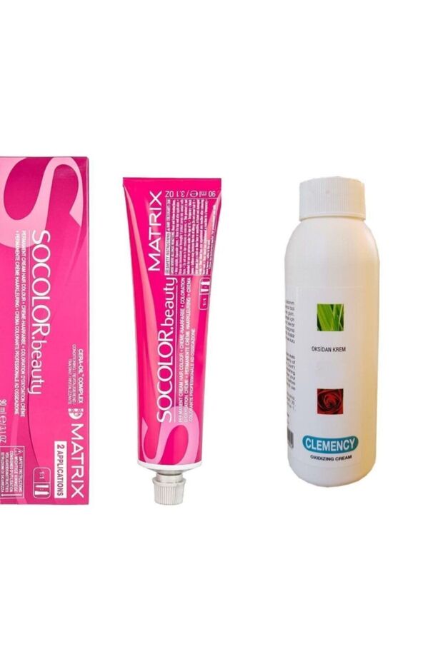 Matrıx Socolor 90 ml Saç Boyası 7bc Kumral Kahve Bakır  Oksidan Krem 20 90 ml - 1