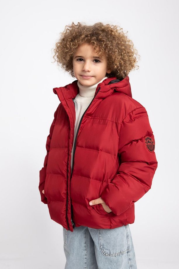 Erkek Çocuk Su Itici Kapüşonlu Şişme Mont A2246a823wn - 4
