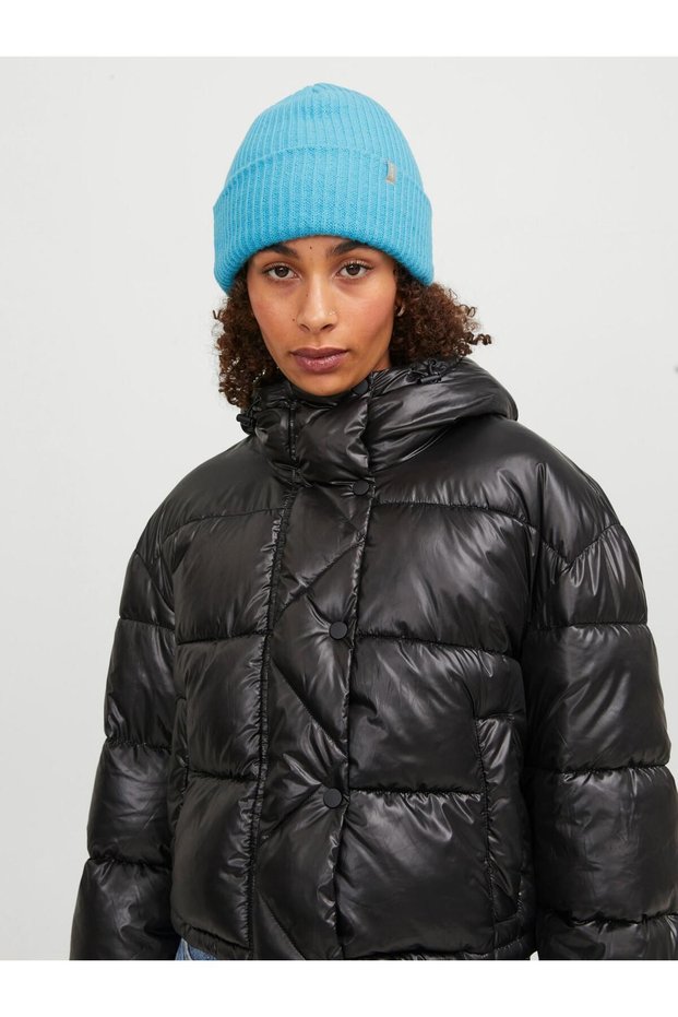 Jack Jones Jxothelıa Knıt Beanıe Acc Sn Women's Blue Beanie 12222919-07