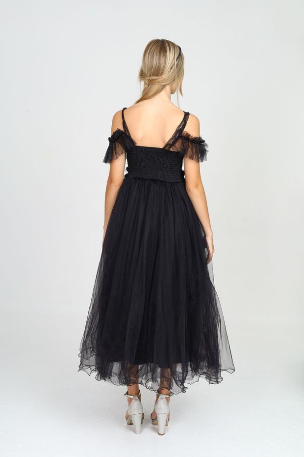 Genç/Kız Çocuk Abiye Elbise&Düğün Elbisesi Doğum Günü Parti Elbisesi - 9