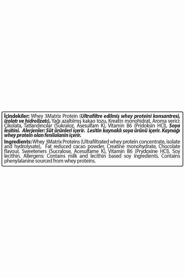 Nutrition Whey 3 Matrix 908 gr Çikolata Aromalı Protein Tozu (HELAL CERTİFİED) - 5