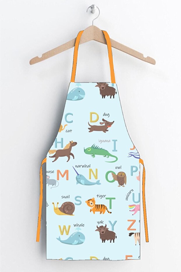 Ays Home Animal Educational Children's Kindergarten Activity Apron