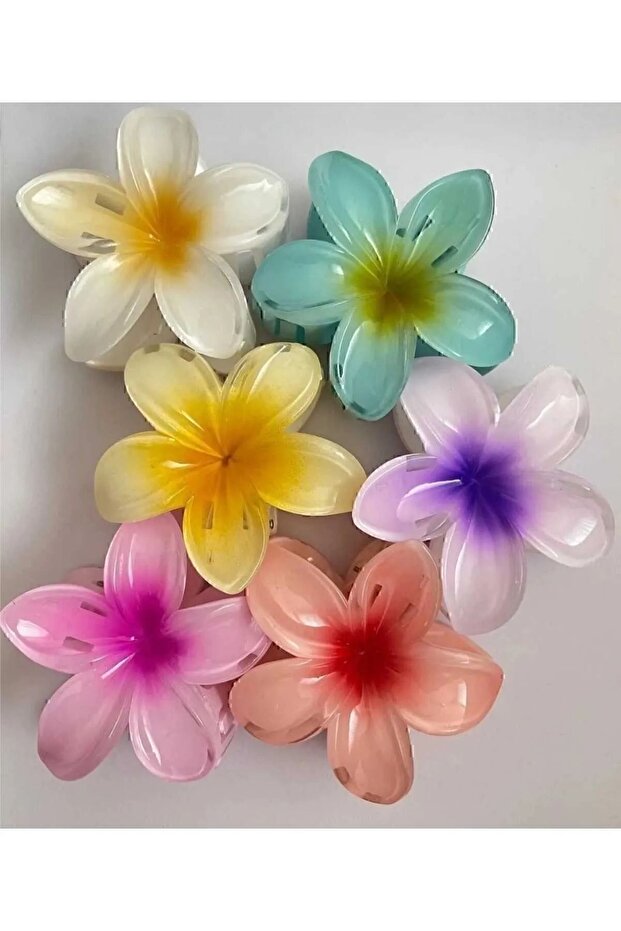 Colorful Lotus Flower Latch Buckle