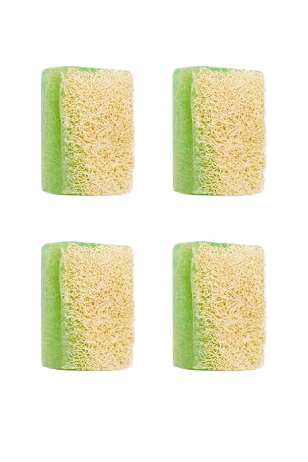 Pumpkin Fiber Aloe Vera Soap 4 Pieces 400 Gr