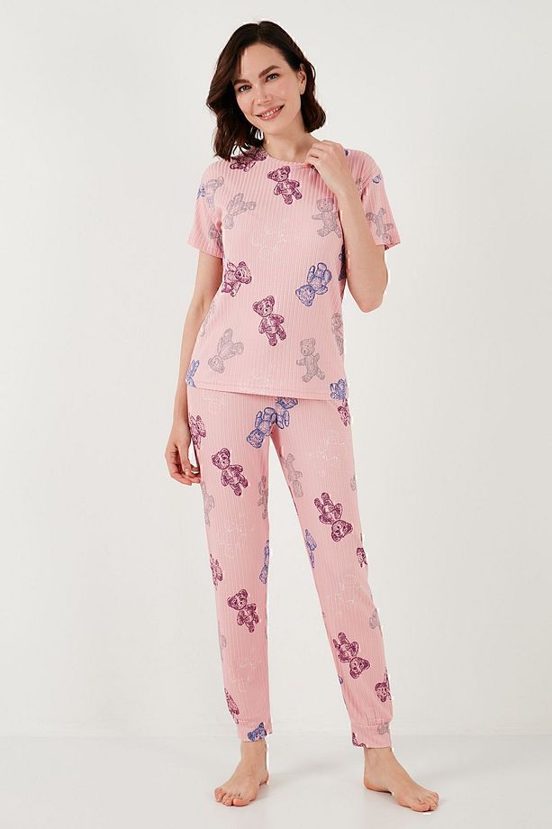 Regular Fit Kısa Kollu Pijama Takımı  PİJAMA TAKIMI 65740104 - 3