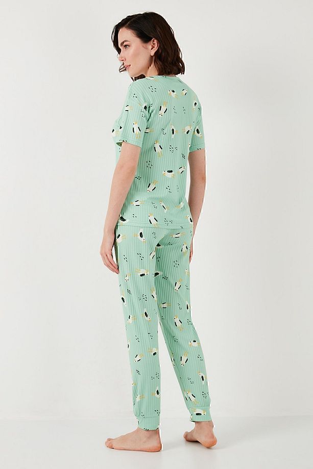 Regular Fit Kısa Kollu Pijama Takımı  PİJAMA TAKIMI 65740104 - 8