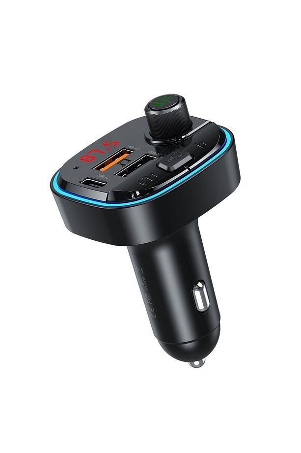 -BCC11 Multi-Functional USB+USB+C+SD Uyumlu  Kart Girişli Transmitter Bluetooth MP3 Çalar - 4