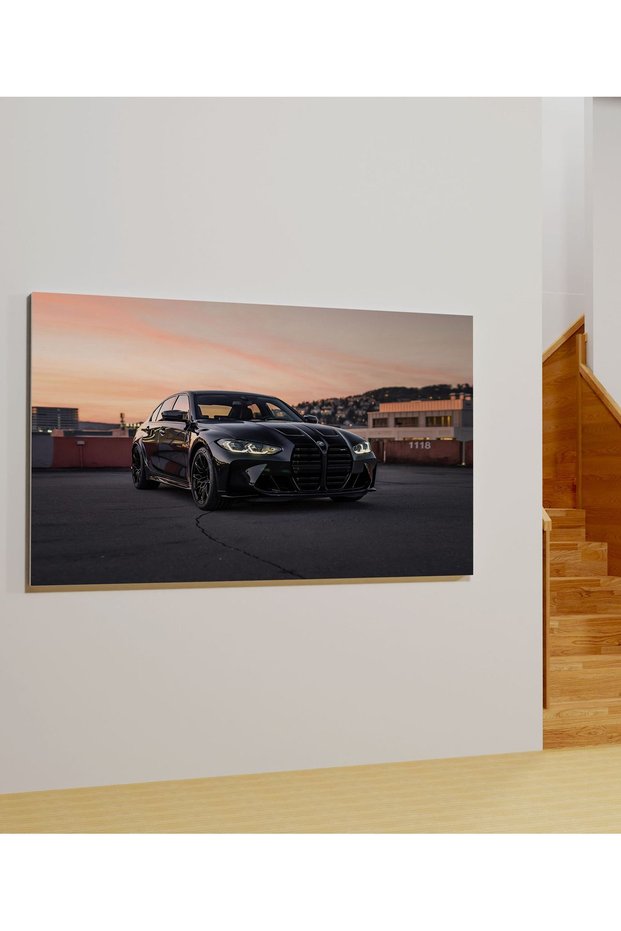 Sports Car Bmw Gallery Decorative Canvas Painting