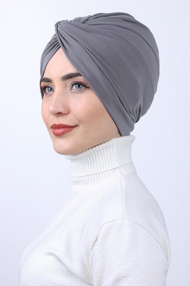 Bone Çift Taraflı Kullanıma Uygun Deniz Ve Havuz Için Uyumlu Düğüm Çapraz Model Gri - 3