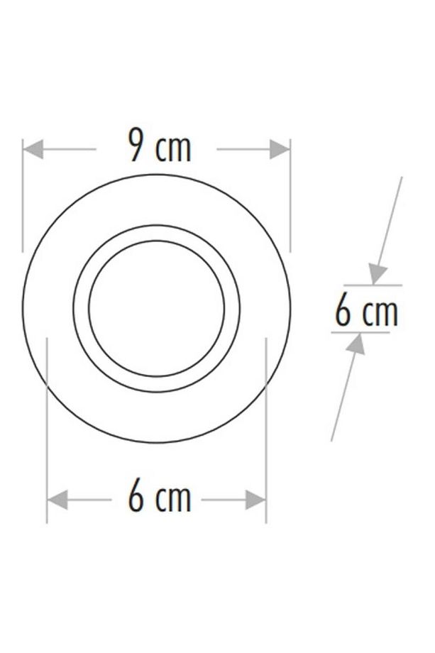 Zambak Dekoratif Cam Spot Yuvarlak Cat Ct-6646 - 2