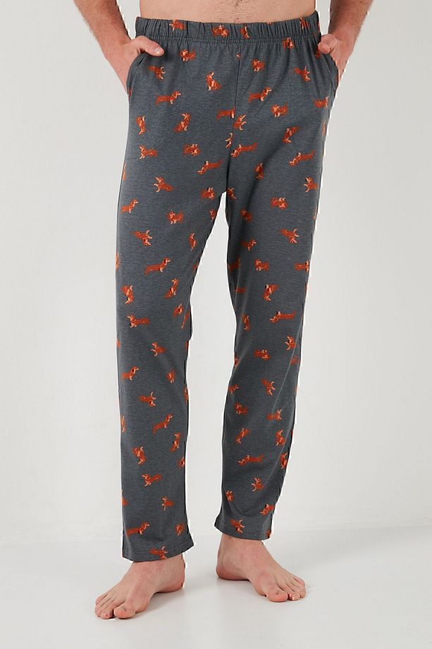 Pamuklu Regular Fit Kısa Kollu Pijama Takımı Erkek PİJAMA TAKIMI 6572012 - 6