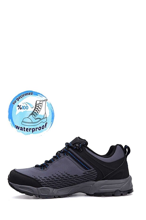 Gri Erkek Sneaker FLAKE -9 - 2