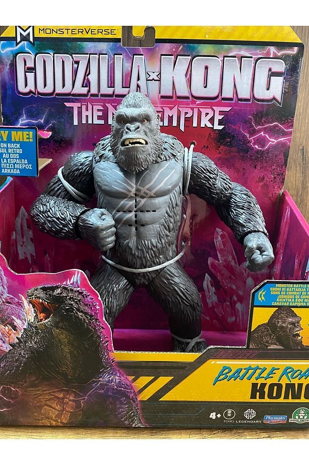 KİNG KONG DEV FİGÜR OYUNCAK KING KONG MAYMUN FİGÜR SESLİ AĞZI OYNAR ÖZER FİGÜR KİNG Kong Dev - 4