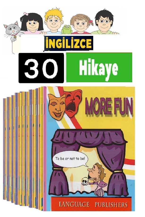 5. 6. 7. 8 .sınıflar Için 30 Farklı Ingilizce Hikaye Okuma Kitabı Seti A.1. Qr Kodlu - 2