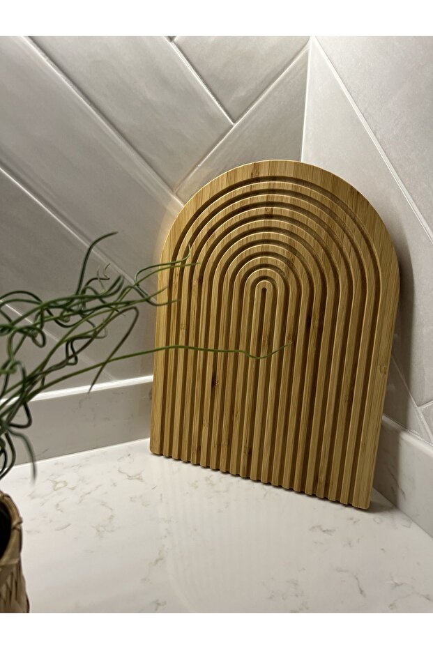 Bamboo Wavy Model Rainbow Presentation Rack