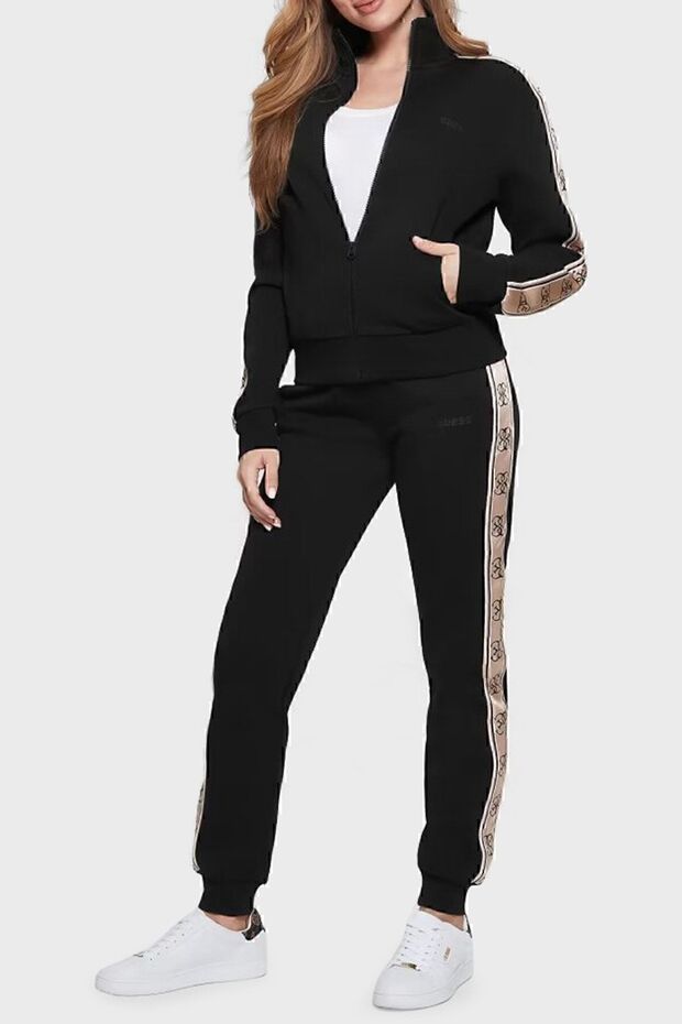 Britney Pamuklu Regular Fit Fermuarlı Dik Yaka Sweat SWEAT V2YQ16KB3P2 JBLK - 3