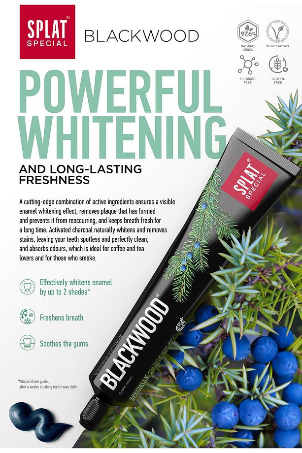Blackwood Whitening Bitkisel Diş Macunu 75 ml X 2 Adet - 4
