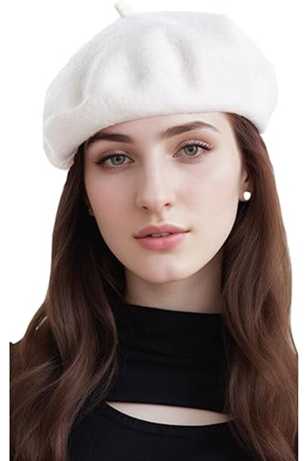 Fransız Ressam Keçe Bere Ekru - 6