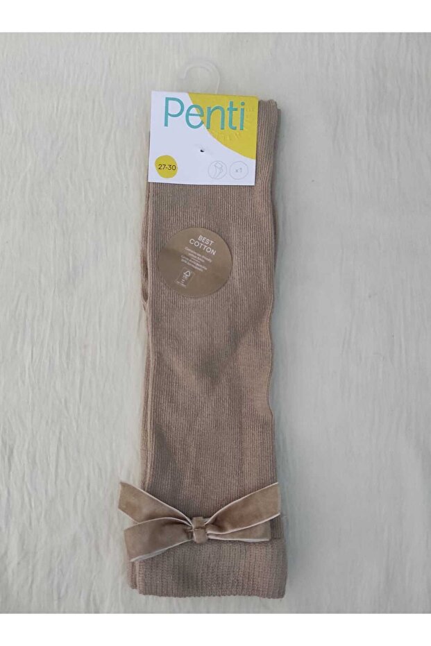 Knee-Length Basic Ribbon Socks for Children - 1