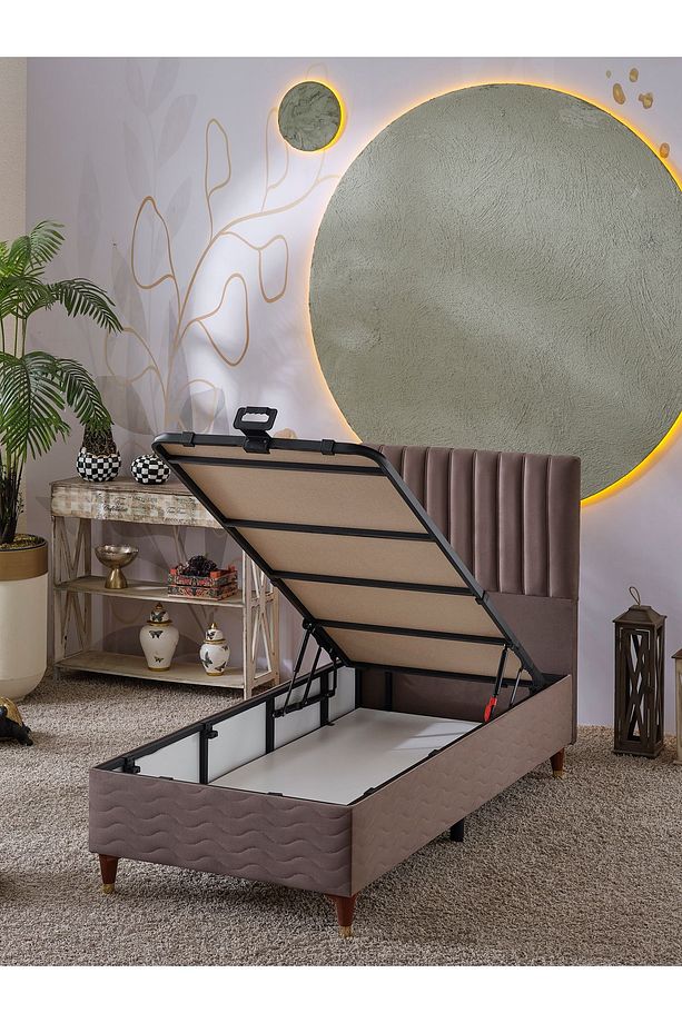Ezgi Tek Kişilik 2Li Set (Baza+Başlık)(Yatak HARİÇ!!) - 2