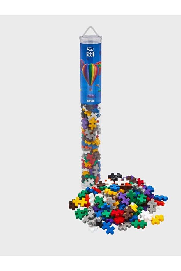 Plus - Plus Minecraft Temalı Silindir Kutuda Basic - Temel Başlangıç Yapı Oyuncağı ( 100 Parça) 4023 - 6