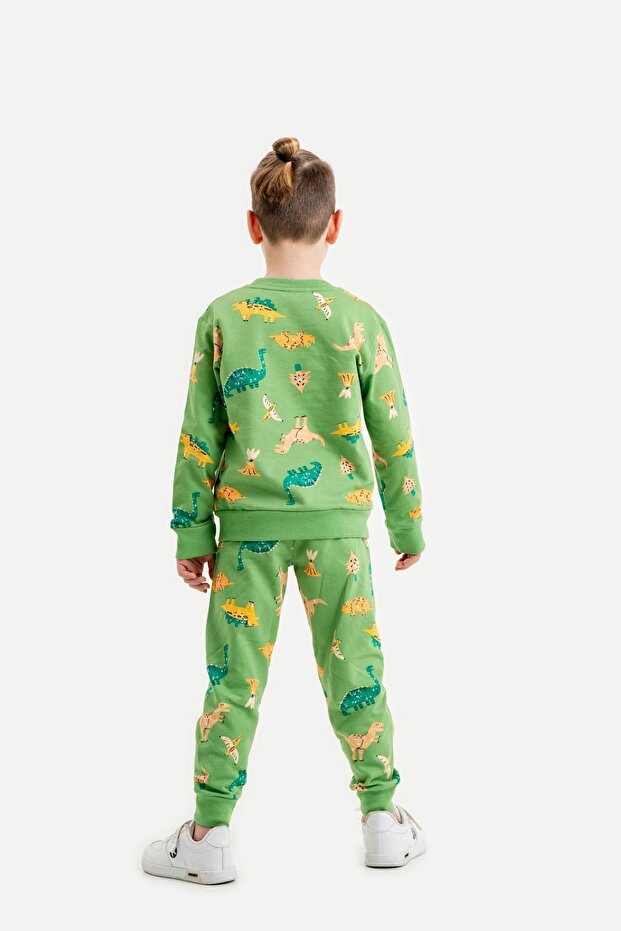 طقم خيطين بنمط ديناصور للأولاد - 3