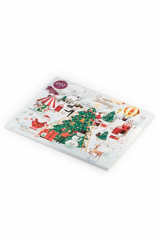 Yılbaşı Noel Kutu Advent Calender Madlen Sütlü Çikolata 120 G Glutensiz - 3