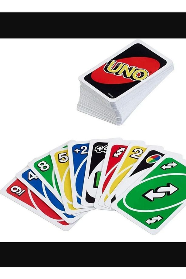 Uno Çift Deste 112 Kart Uno Oyun Kağıt Aile Oyunu - 7