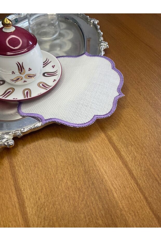 6 Adet Linen Keten Soft Renkli  Kokteyl Sunum Peçetesi - 3