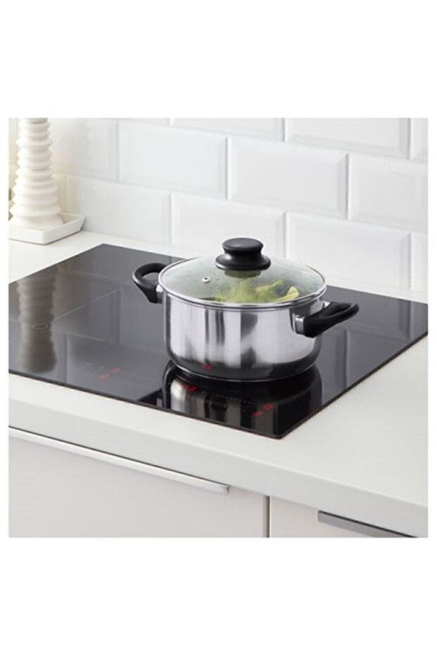 Glass-Stainless Steel Pot - Annons