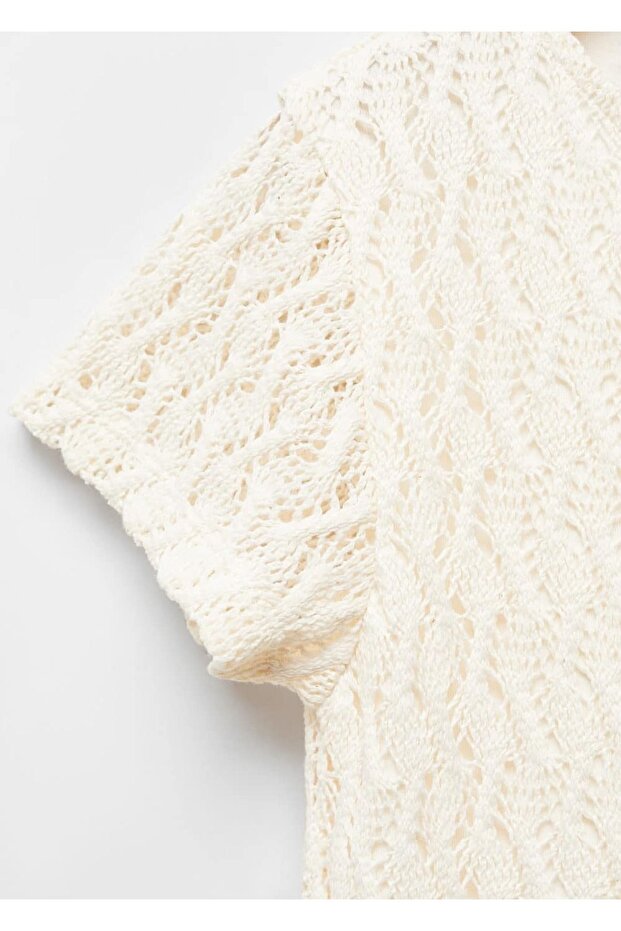 Ajur örgü kazak - 5