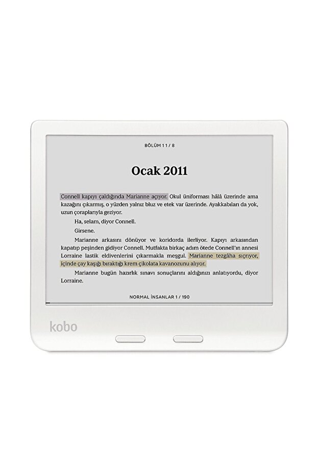 Libra Colour E-Kitap Okuyucu Beyaz - 3