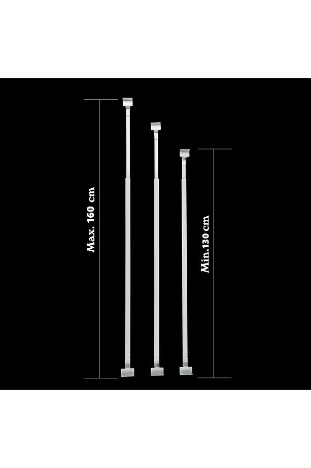 Uzun Pencereler Için Hazır Ve Pratik Korkuluk - 130 Cm Ile 160 Cm Arasında Uzayıp Kısalır 4 Adet - 3