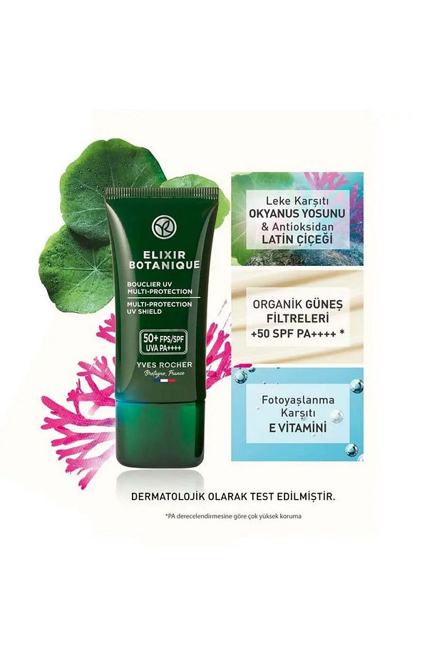 50+ SPF Yüz Kremi - Yaşlanma Karşıtı Bitkisel Antioksidan Bakım / Elixir Botanique - 5