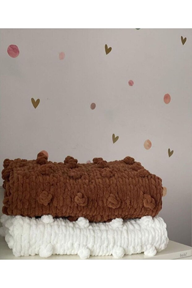 بطانية منقوشة برعم - 4