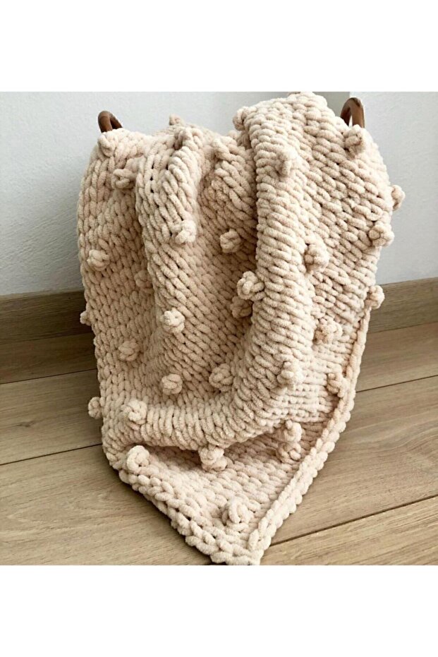 Silver Button Bud Model Baby Blanket