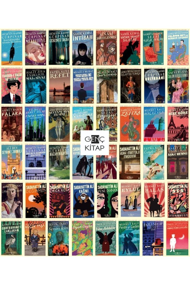 Iş Bankası Türk Edebiyatı Klasikleri 48 Kitap Full Set Eksiksiz