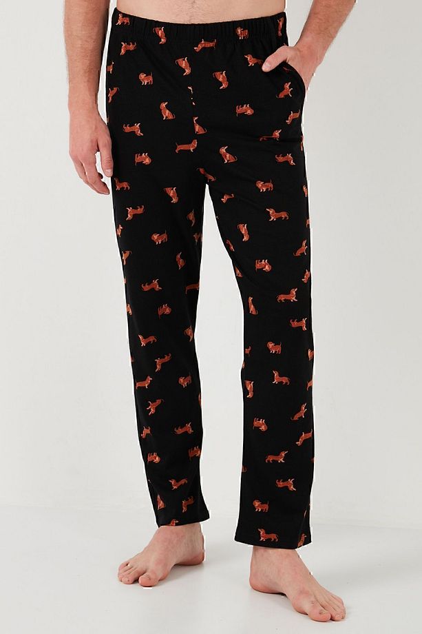 Pamuklu Regular Fit Kısa Kollu Pijama Takımı Erkek PİJAMA TAKIMI 6572012 - 6