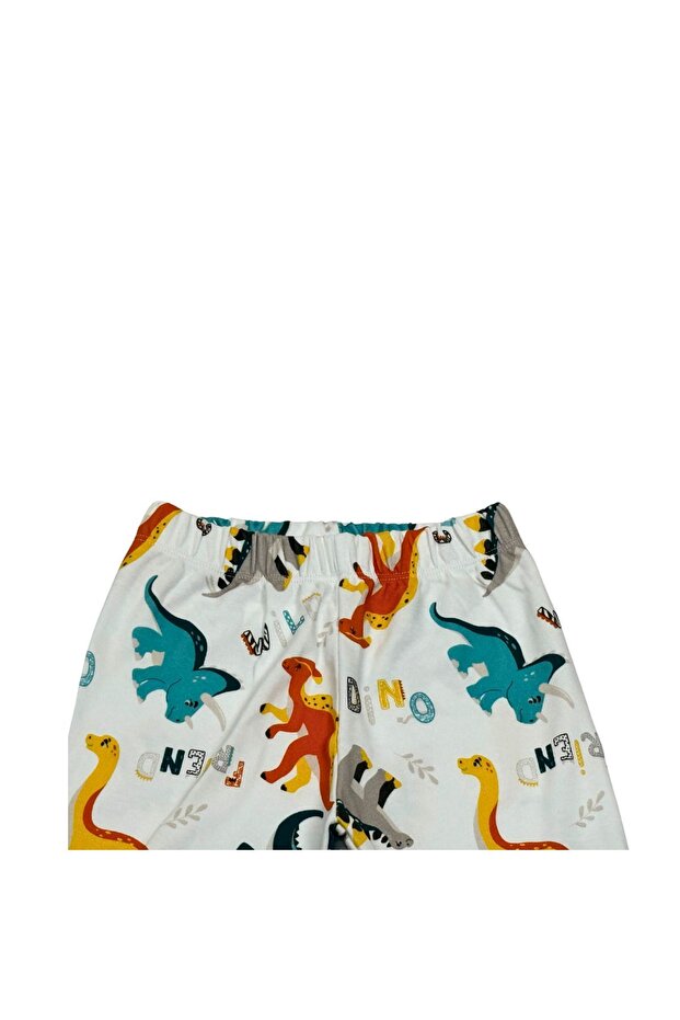 Çocuk Pijama Takımı 1-5 Yaş Dinazor Desen - 5