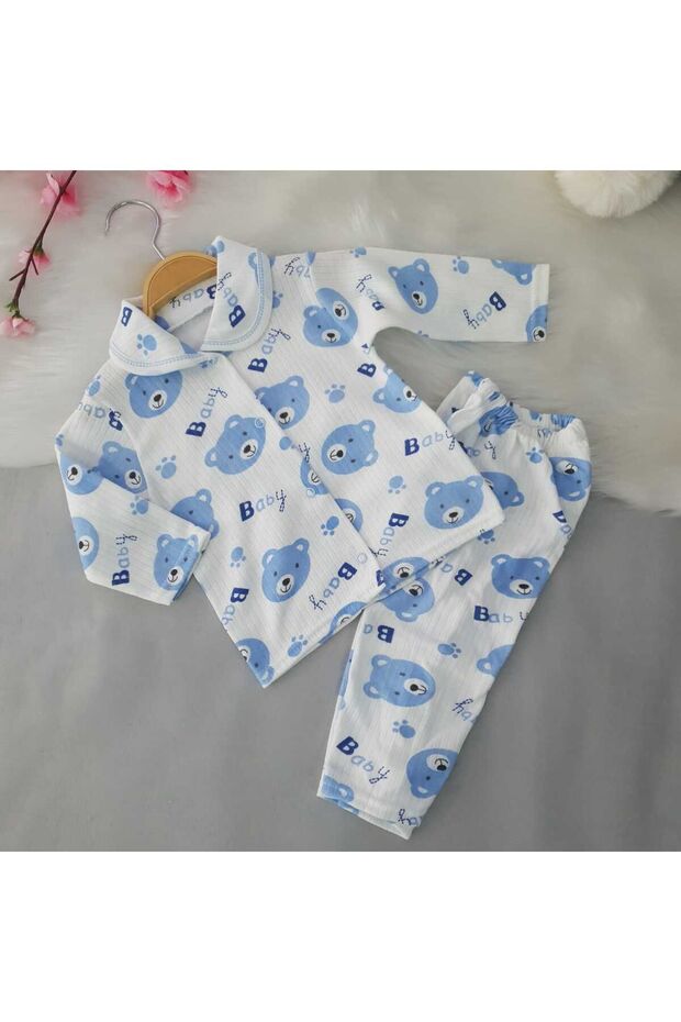Buttoned Double Baby Pajama Set