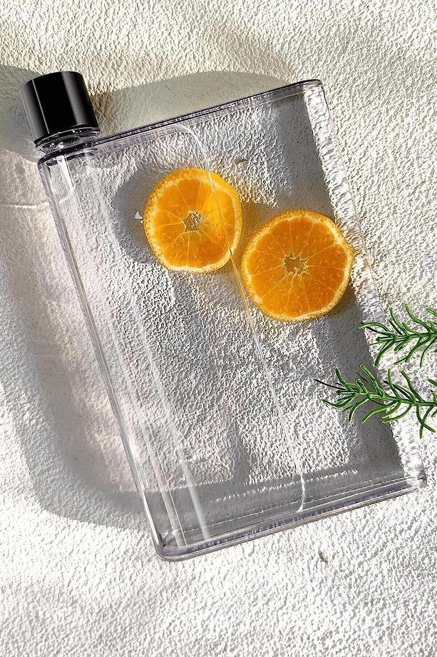 Sahara A5 MEMO 450ml Bottle Motivasyonel Su Matarası Notebook Sporcu Suluk Su Şişesi - 1