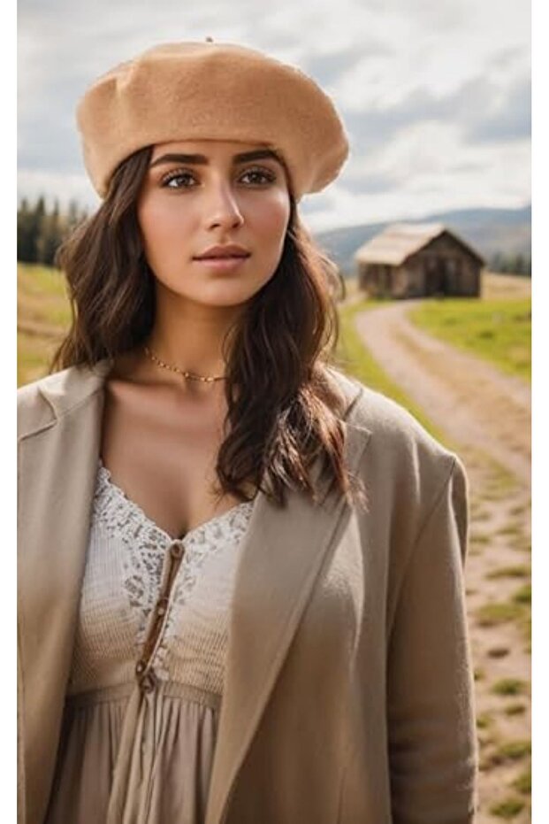 Fransız Ressam Keçe Bere Vizon - 3