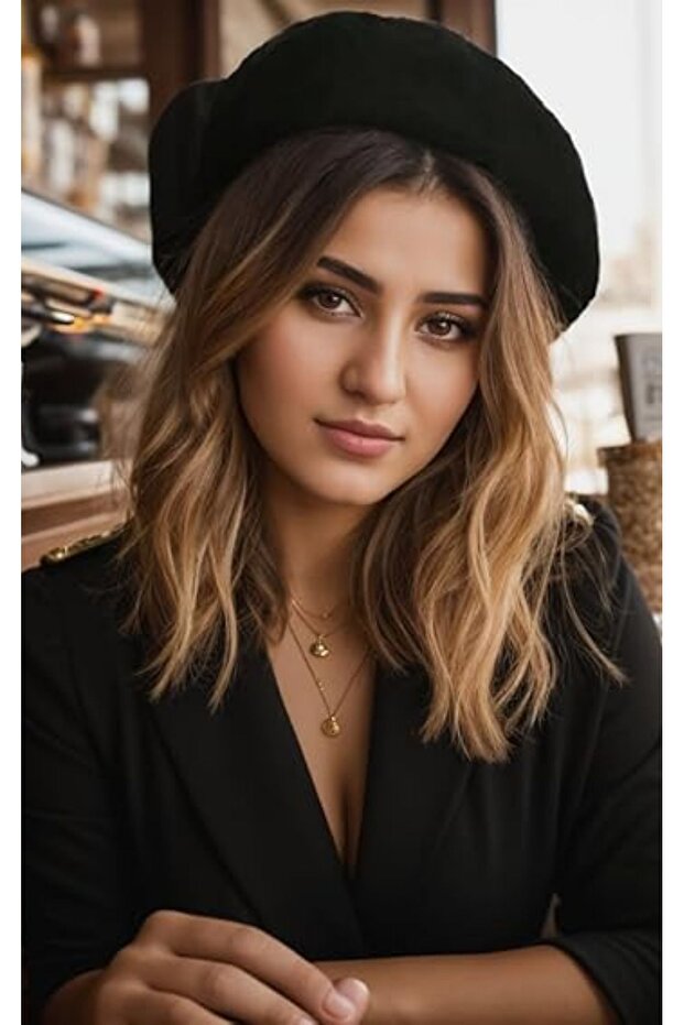 Fransız Ressam Keçe Bere Siyah - 4