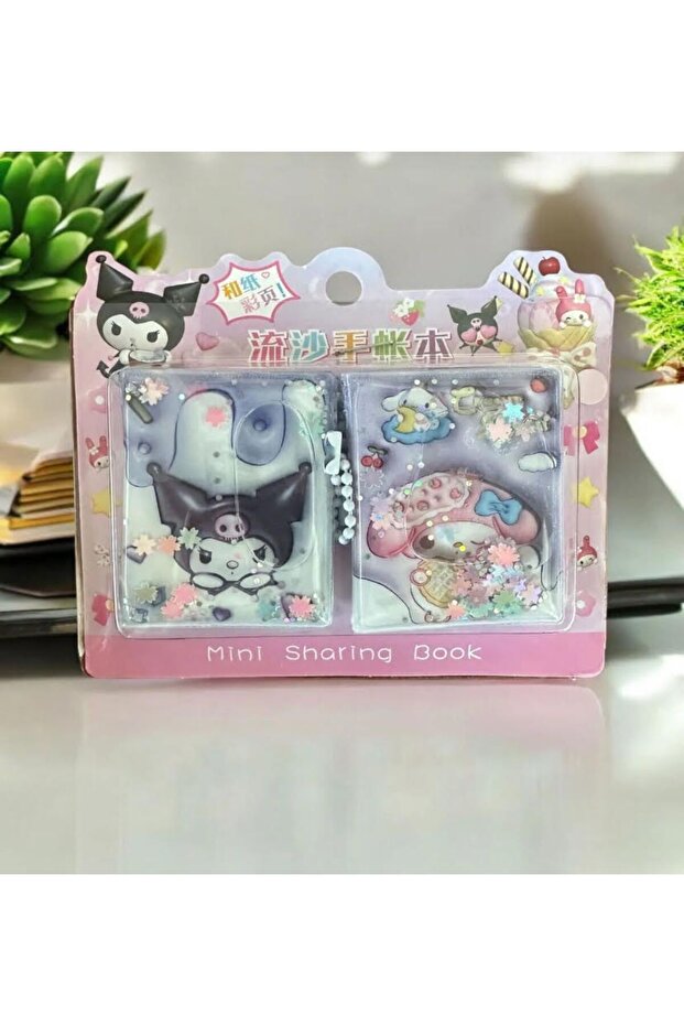 Kuromi Melody 2-Piece Tiny Notebook Set - Water
