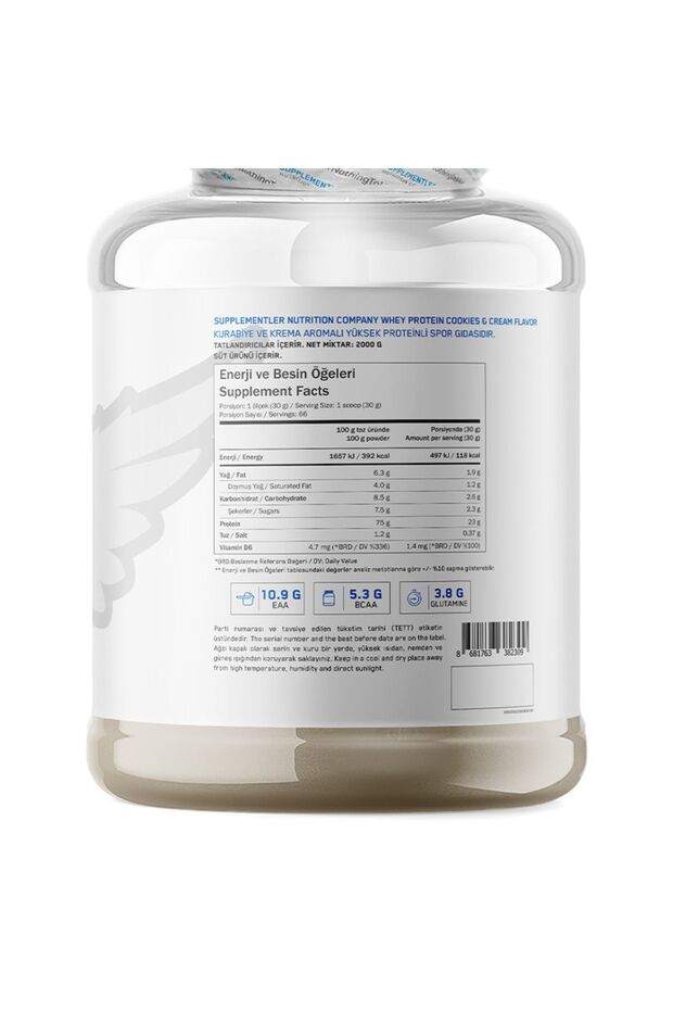 Whey Protein 2000 gr - Kurabiye - 2